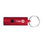 Brelok latarka Fancy LED, czerwony