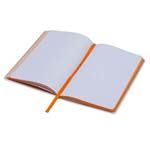 Notes 130x210/80k gładki @, pomarańczowy/biały