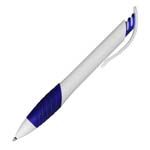 Długopis Dolphin, niebieski/biały
