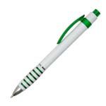 Długopis Martes, zielony/biały