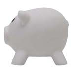 Skarbonka Piglet, biały