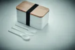Lunch box z bambusową pokrywką