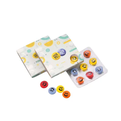 fotografia CZEKOLADOWE LENTILKI Z NADRUKIEM BRAND ME! 9 SZT.