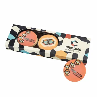 fotografia ZESTAW CZEKOLADOWYCH MEDALI Z NADRUKIEM CHOCO CIRCLE 3 SZTUKI