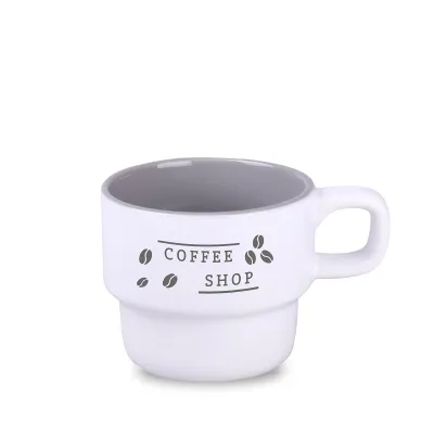 fotografia Kubek Astrid Duo biały/szary