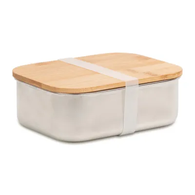fotografia Pojemnik stalowy na lunch 800 ml, srebrny