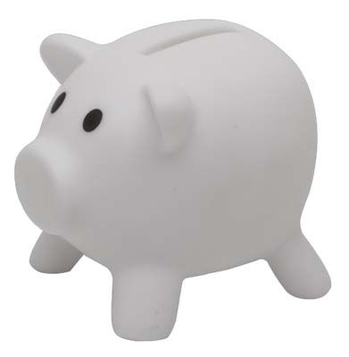 Skarbonka Piglet, biały