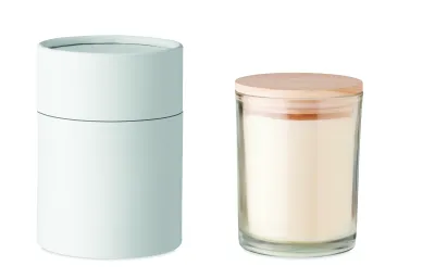 fotografia Świeca o zapachu wanilii