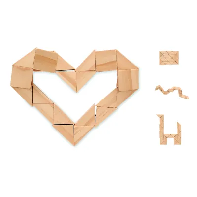 fotografia Drewniane puzzle/łamigłówki