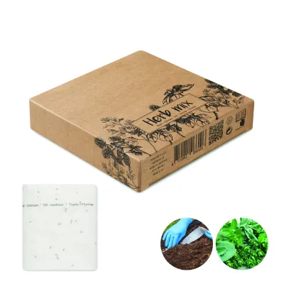 fotografia Taśma z nasionami ziół