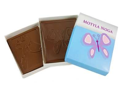 fotografia CZEKOLADA 60g TWÓJ MOTYW – PUDEŁKO KARTONOWE