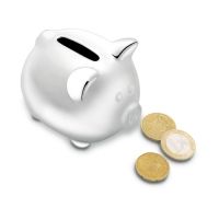 fotografia Ceramiczna świnka skarbonka Silvy